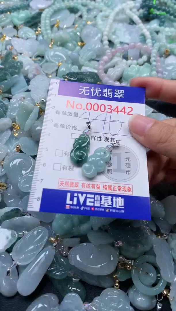 颈饰未镶嵌翡翠3443