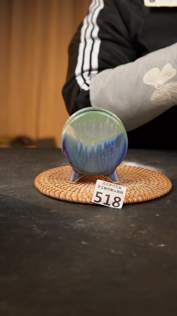 【闪购商品】瓷片518泥泥手工花盆口