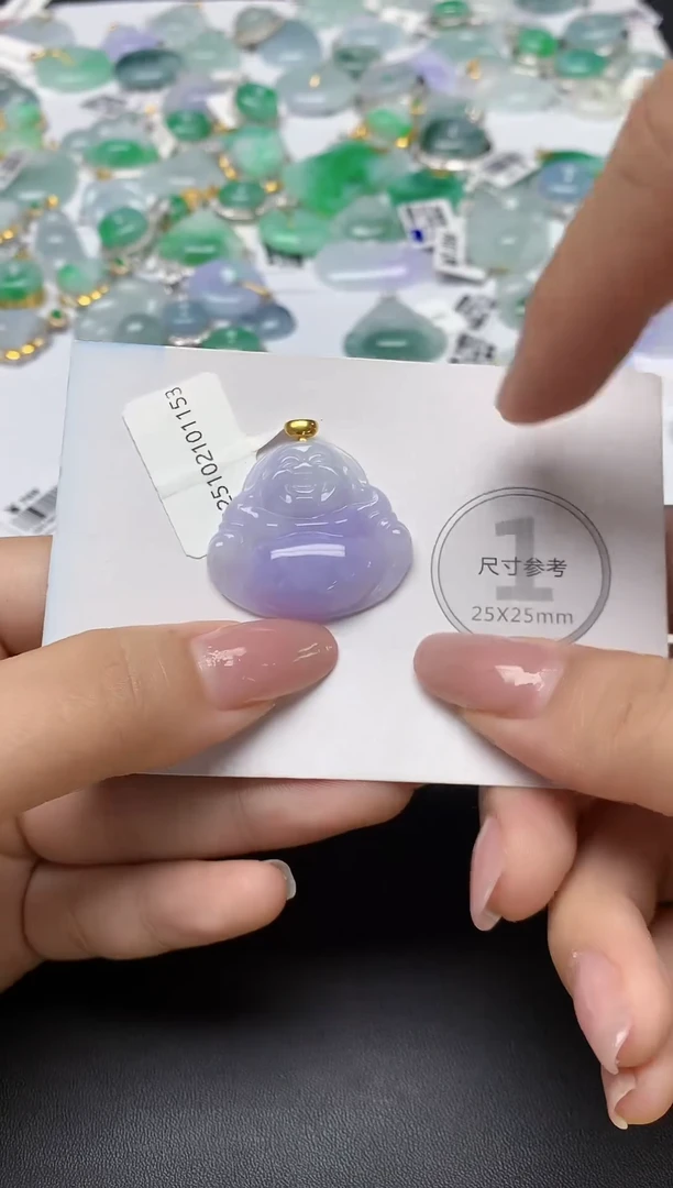 颈饰未镶嵌翡翠天然缅甸a货翡翠百元以上9元证书费自理