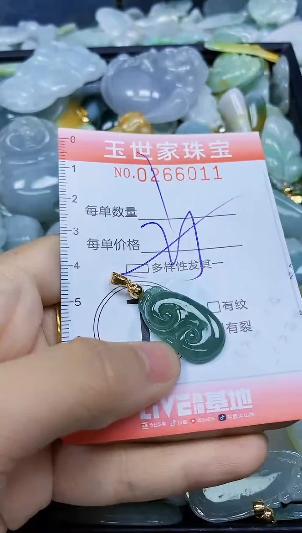 翡翠未镶嵌颈饰闪购0266011多样性发其一