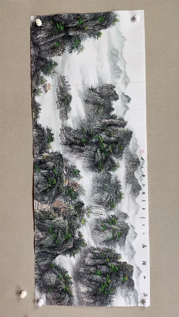 国画180*68 孙德翔孙德翔孙德翔孙德翔