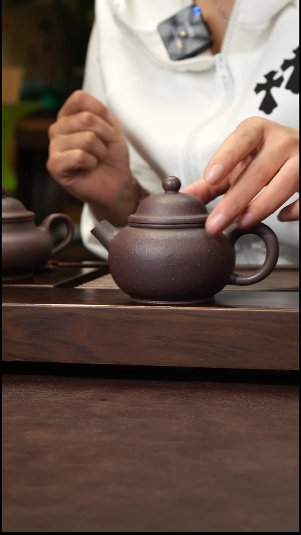 茶壶紫砂8目天青炮嘴*200cc左右