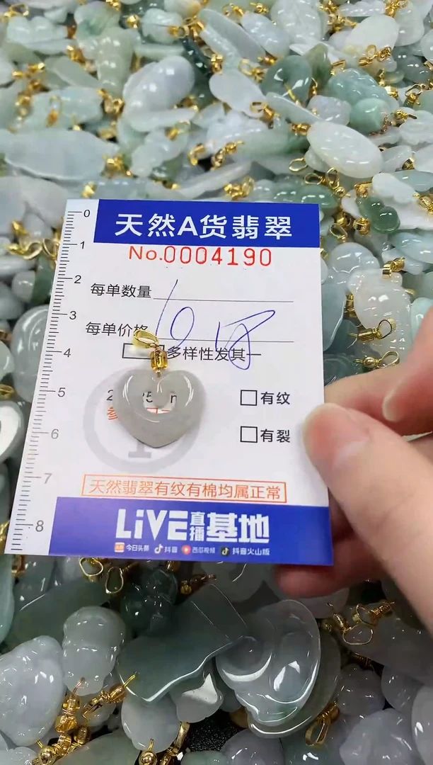 颈饰未镶嵌翡翠纯天然a货翡翠