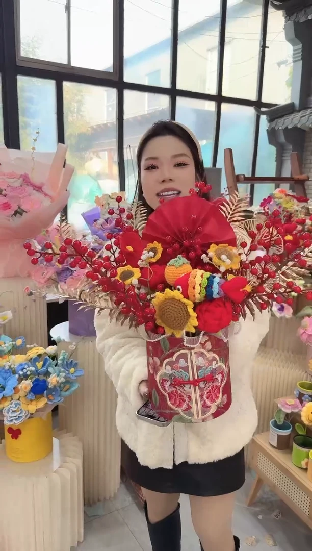 非遗手工定制花束，孤品清仓！