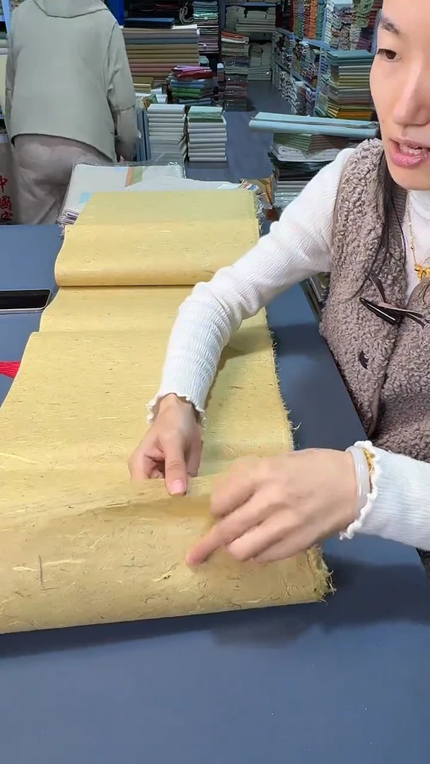 纯手工34*138cm25张枫叶红猛料雁楮清水云龙