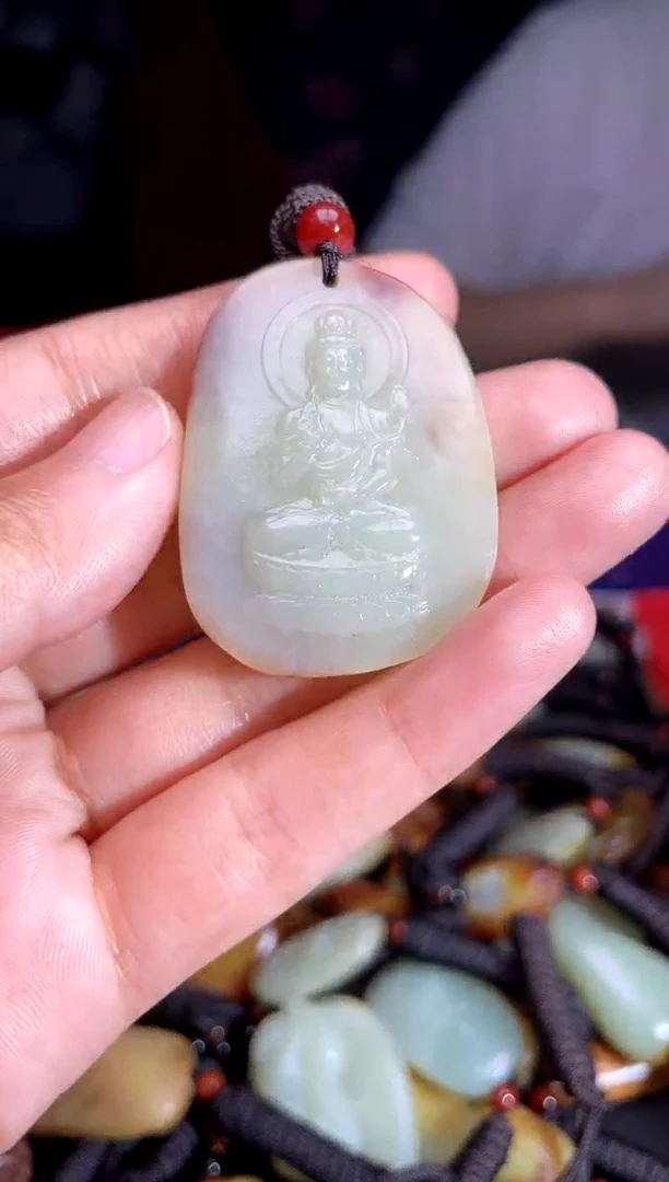 和田玉未镶嵌挂件1