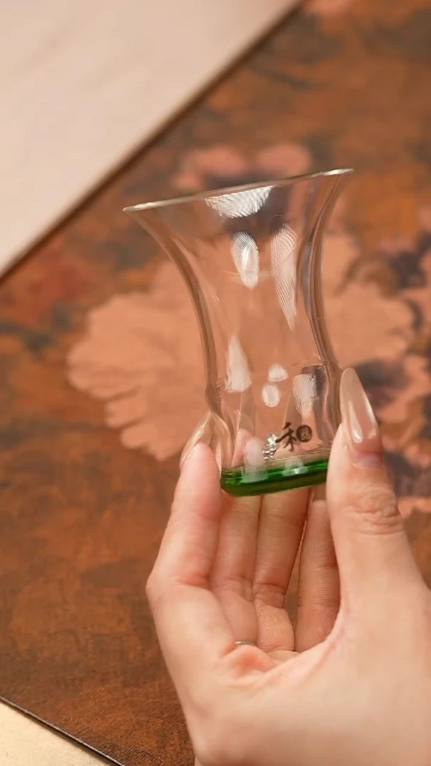 【闪购商品】禾器/晶彩君悦单杯/湖绿