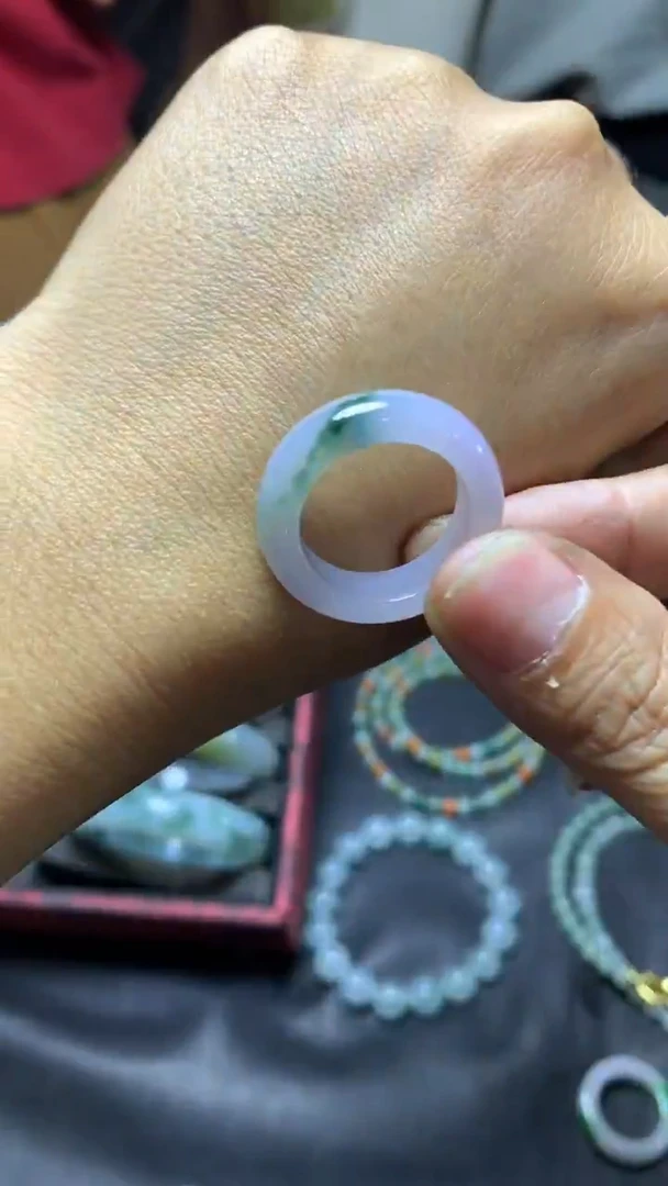 未镶嵌定制翡翠翡翠戒圈15#