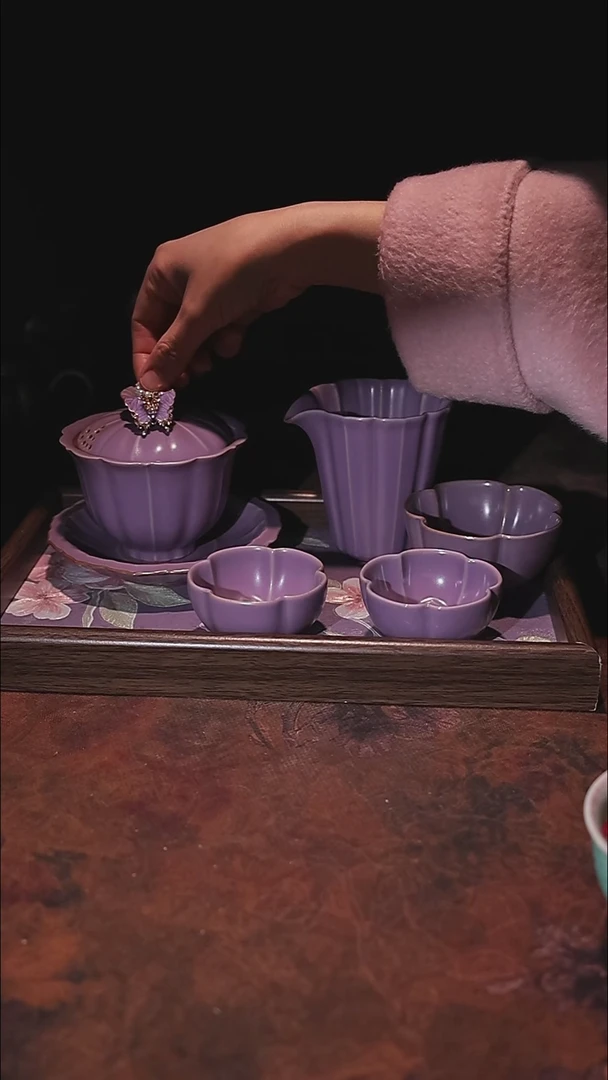 陶瓷茶具（无礼盒）@@A13377