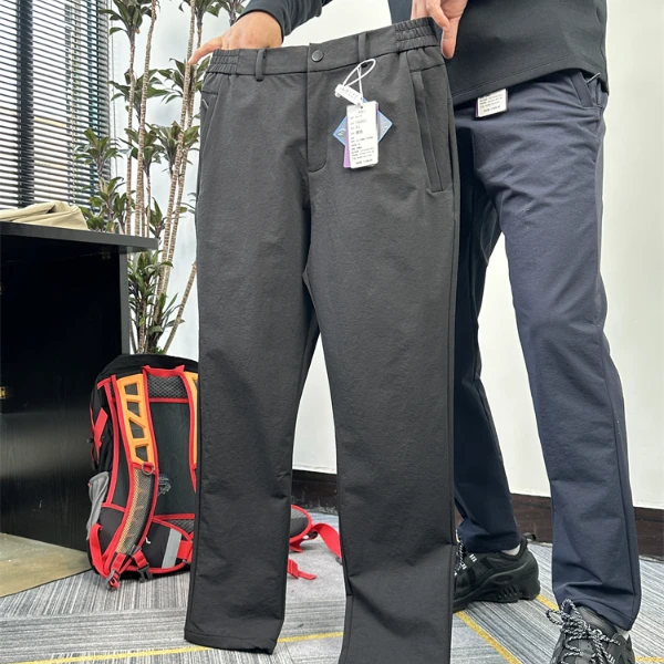 6665新款户外运动休闲裤男士直筒长裤宽松防风徒步弹力登山
