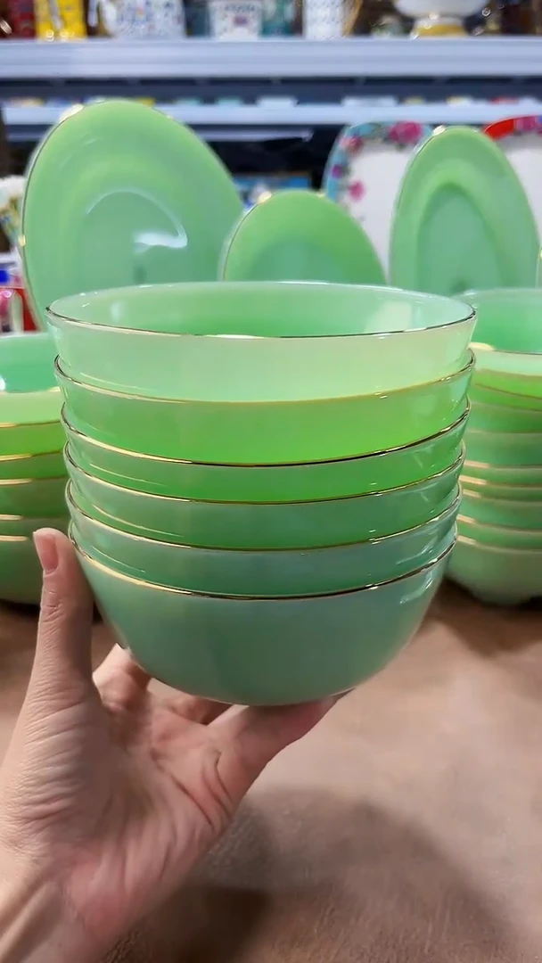 玉瓷5.5英寸饭碗6个景德镇陶瓷