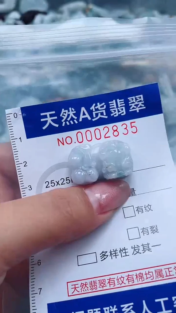 翡翠未镶嵌吊坠(不含链)8