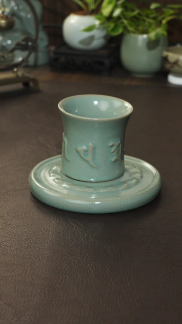 【闪购商品】杯宣宝汝瓷原矿原釉微瑕