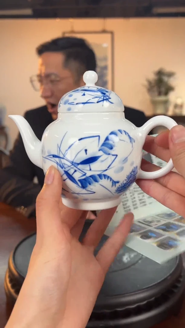 【闪购商品】壶B12【人间瓷画】《叶宏》