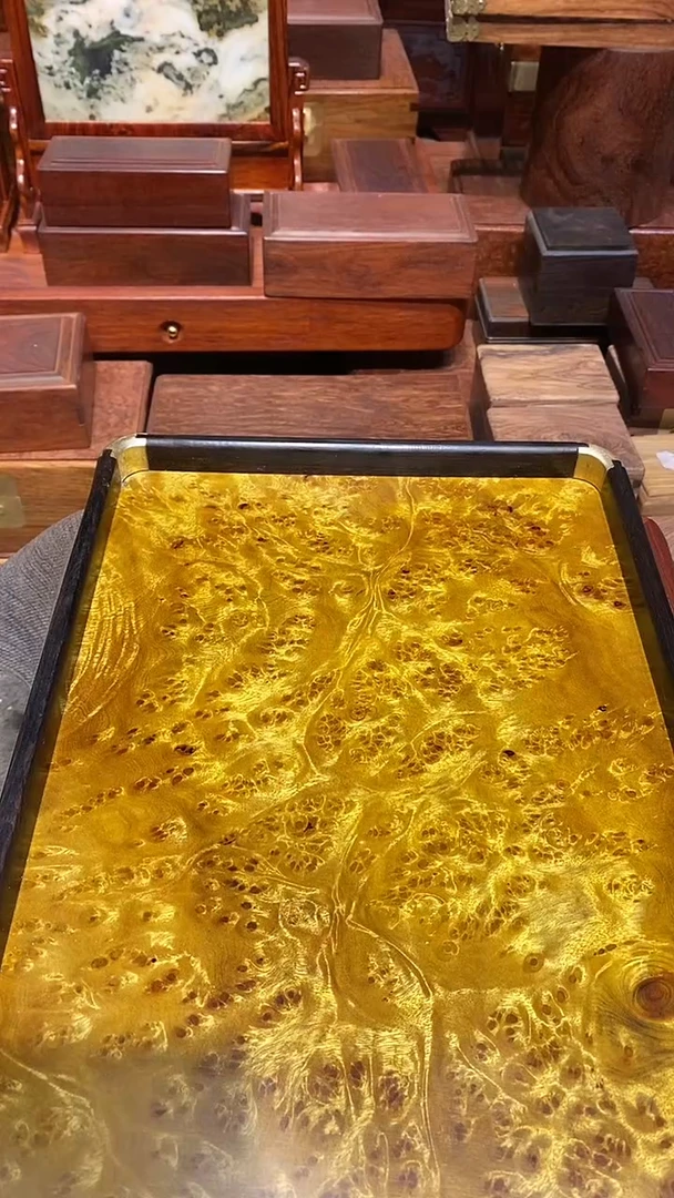 香樟木大茶盘一个