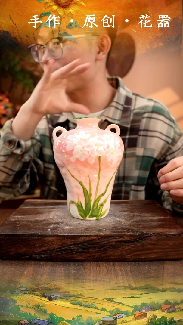 陶瓷A19-11口径高度1-2误差手绘会有色差