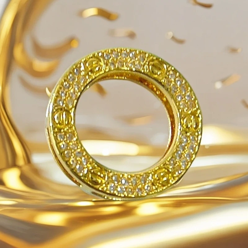 （七夕专享）豪奢版大饼经典时尚百搭款吊坠