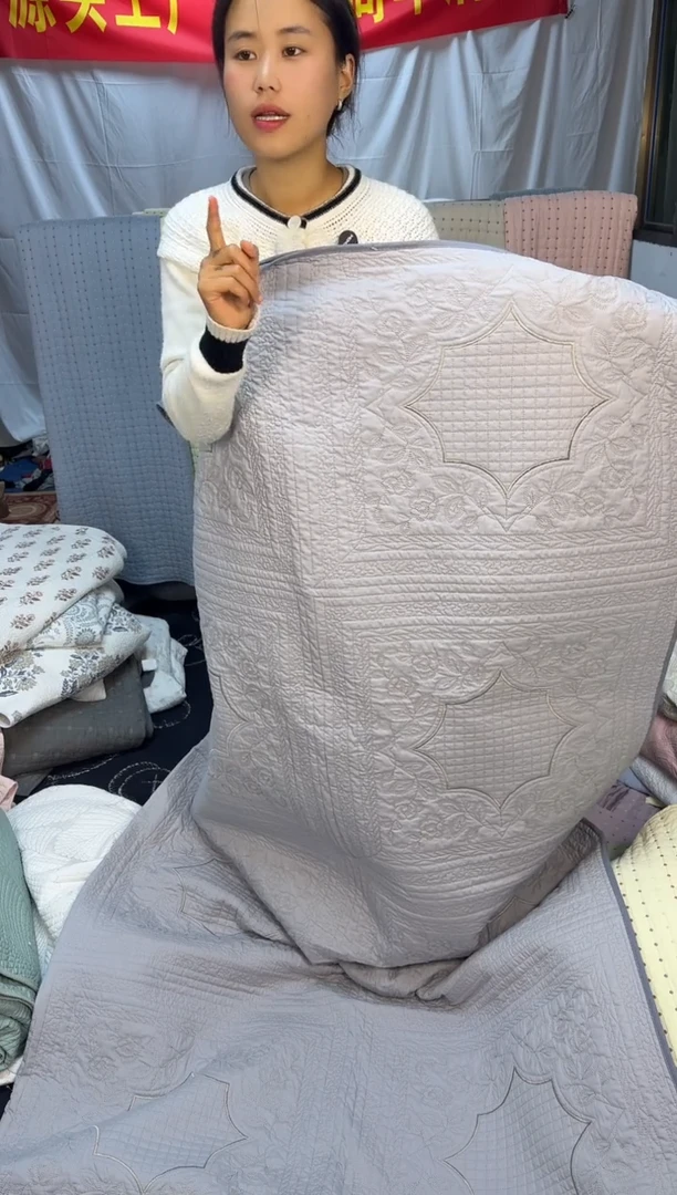 棉纯棉灰色窗花220*240