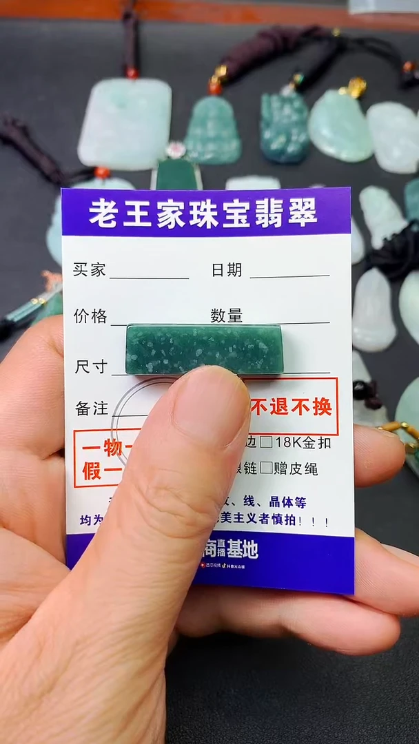 翡翠未镶嵌颈饰龙料子