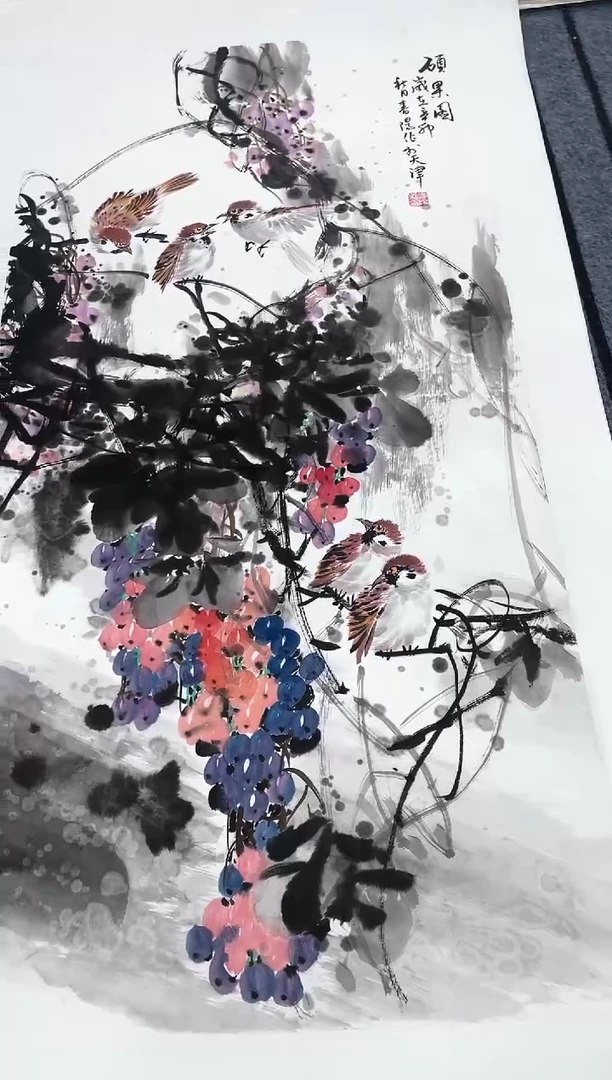 精品国画花鸟作品