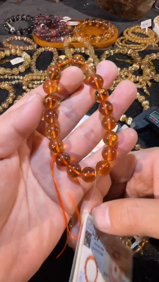 未镶嵌手串水晶SJ-464黄水晶