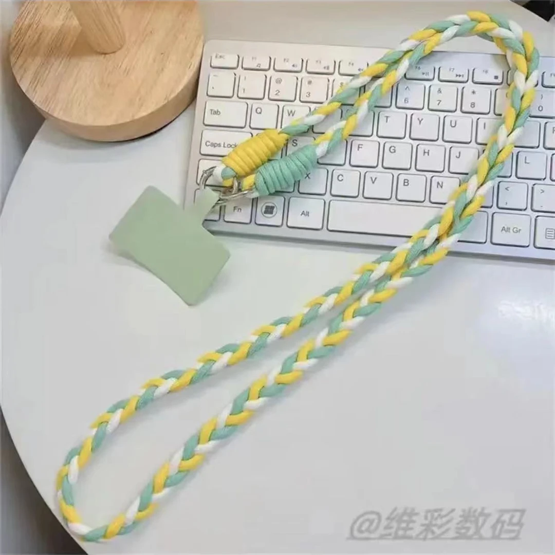 斜挎个性糖果色简约ins网红挂链通用跨手机背带挂脖防摔挂绳相机