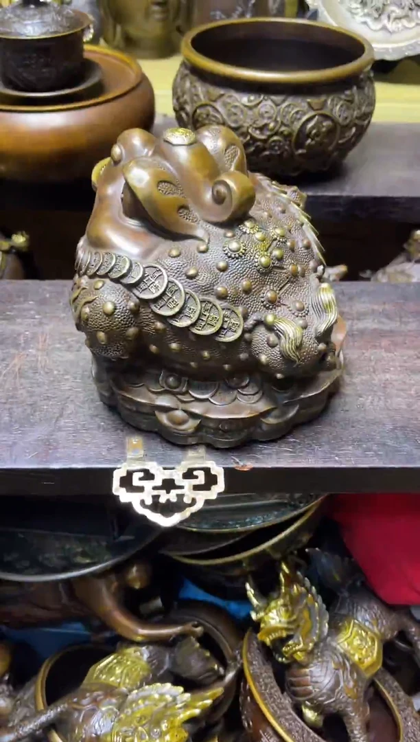 大金蟾精品铜器点击下单