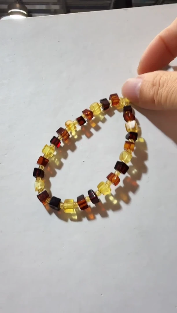 手链琥珀未镶嵌优0222 多样性发一件