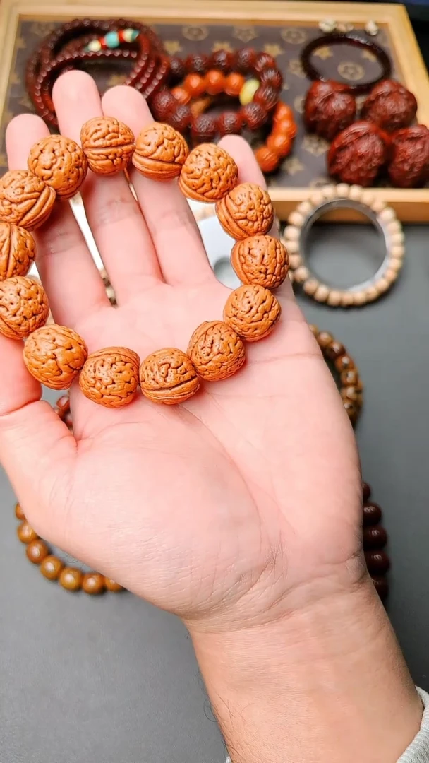 吊坠桃核野生桃核肌肉纹