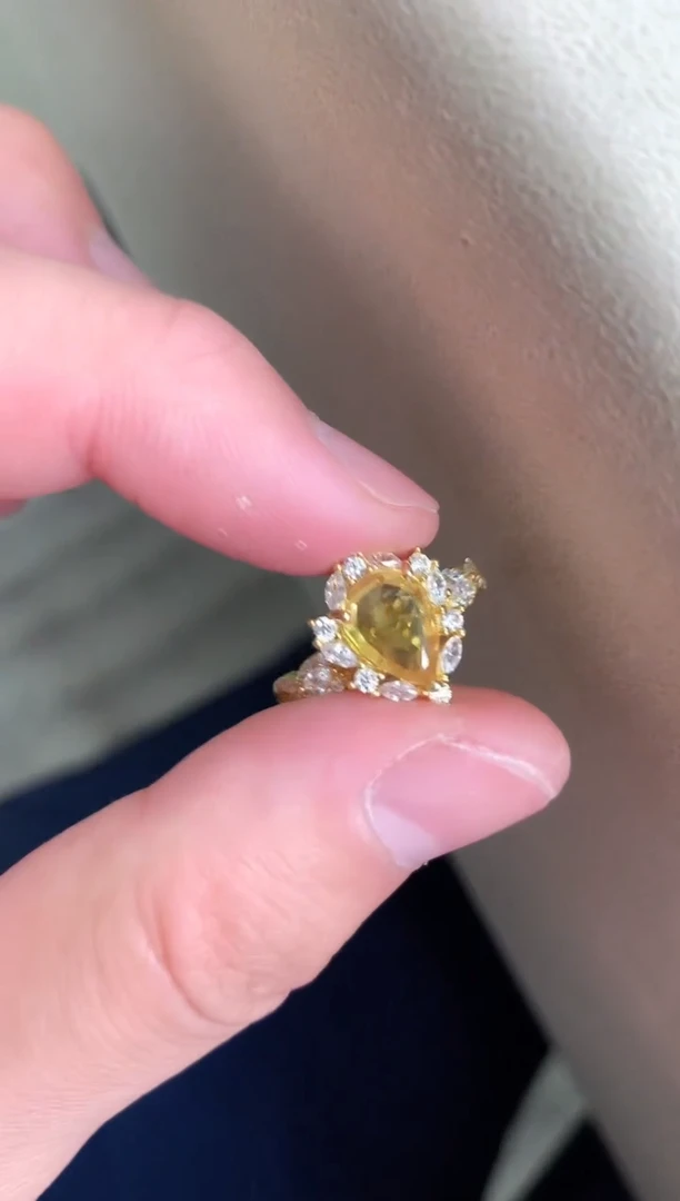 【闪购商品】蓝宝石戒指银S925镶嵌戒指