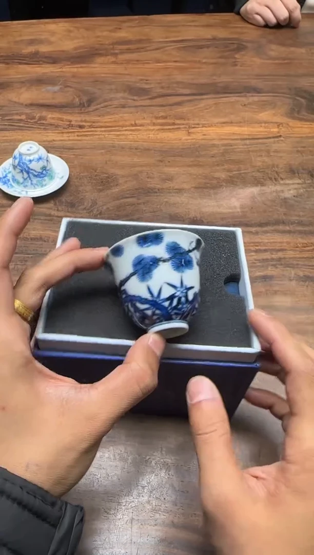 一儒堂 仿明松竹梅铃铛杯 “福利”