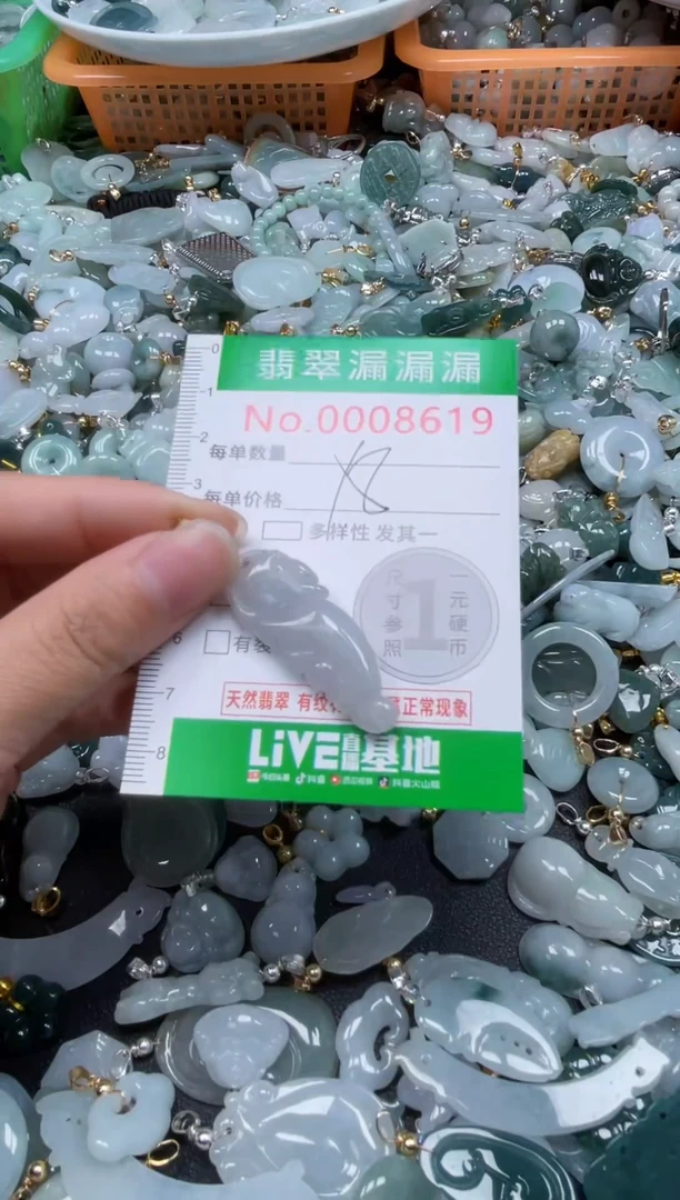 颈饰未镶嵌翡翠8619