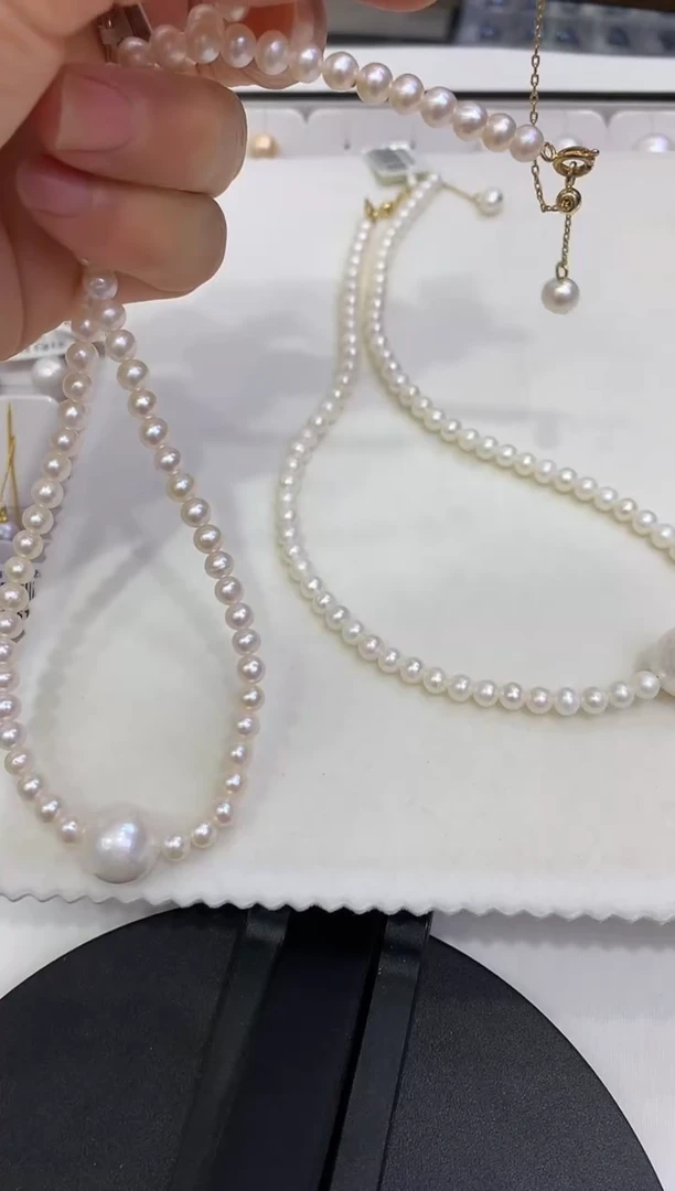 未镶嵌项链淡水珍珠淡水珍珠总128