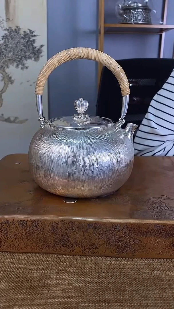 不二银工糖团烧水壶