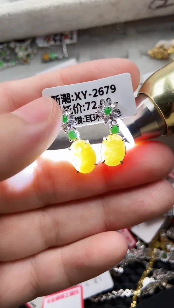 【闪购商品】翡翠戒指银S925镶嵌3333333-3
