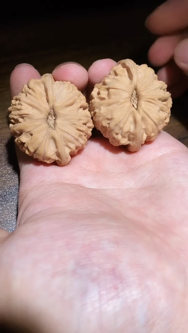 文玩核桃把件全品天地二爷帽42