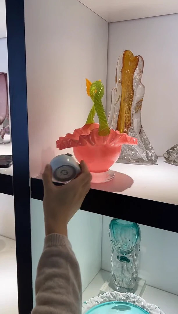 西瓜红提篮果盘 清仓