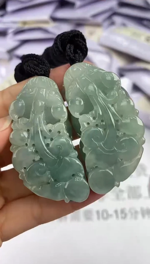 未镶嵌挂件翡翠354068   多人