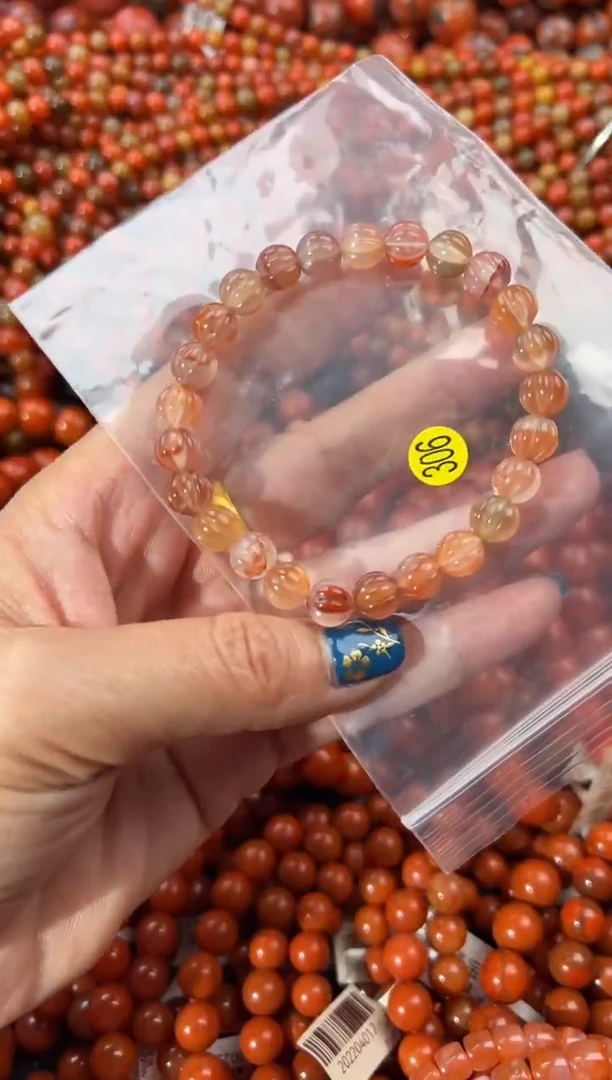 未镶嵌手串南红玛瑙8+