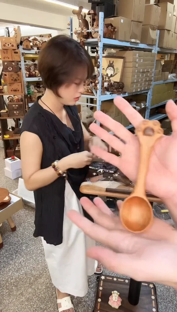 木原木樱桃木猫爪勺