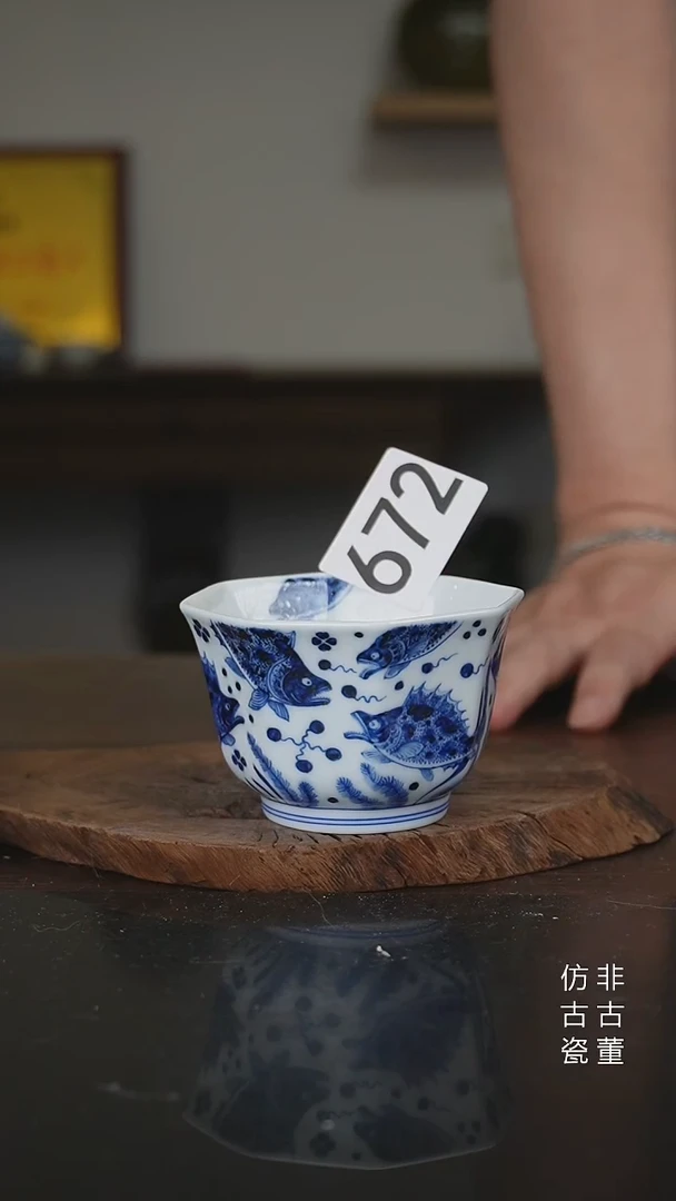 景德镇手工手绘陶瓷微瑕