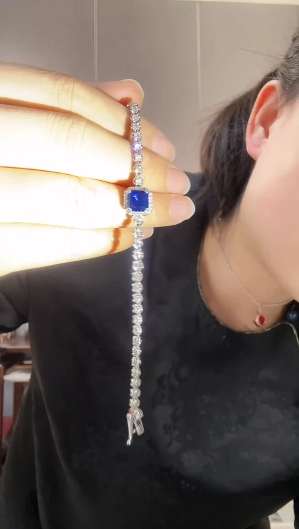 主播定制链接蓝色款泡泡手链