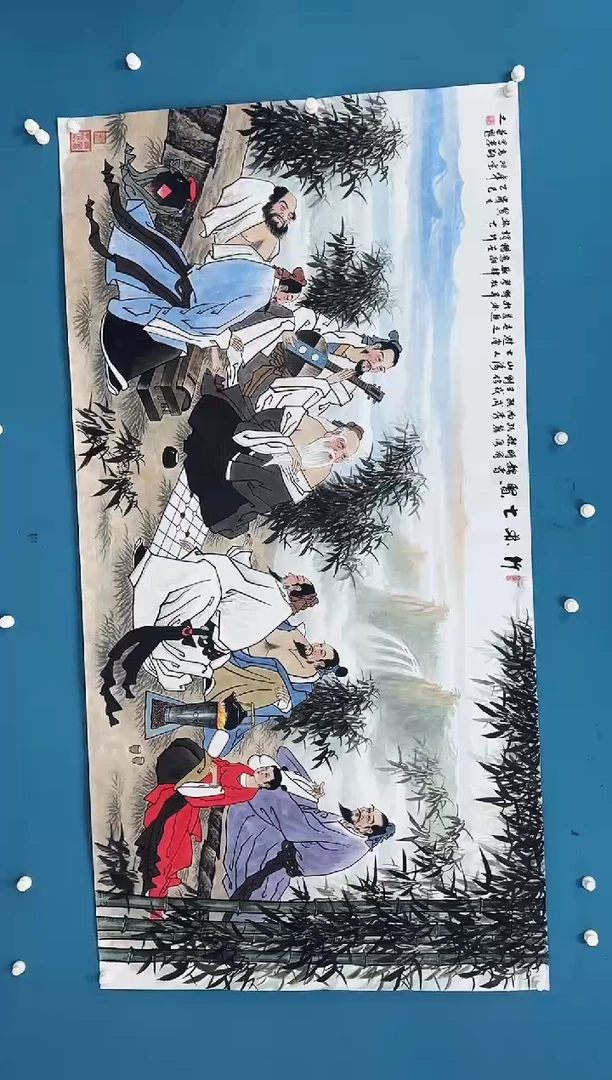 国画11.1-珍品-冯高翔-大八尺77