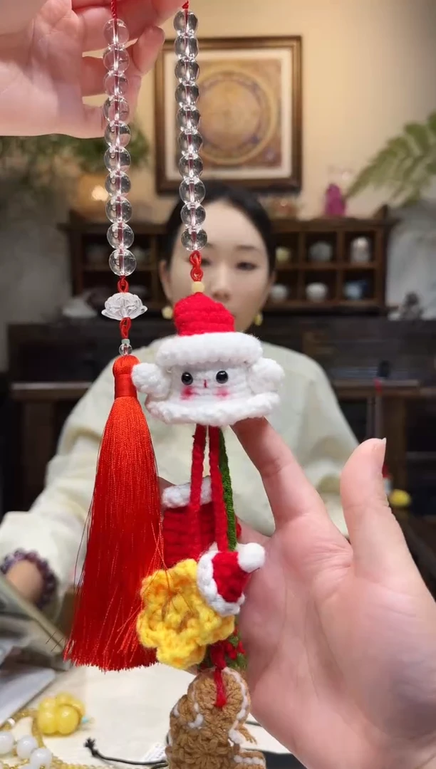 颈饰未镶嵌水晶圣诞挂件