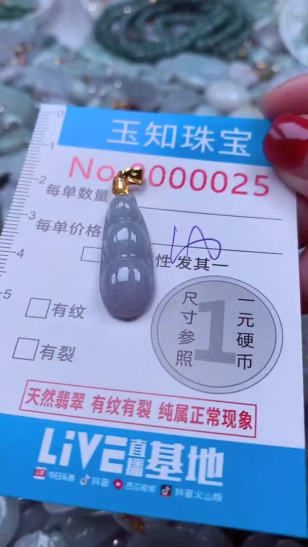 吊坠(不含链)未镶嵌翡翠25
