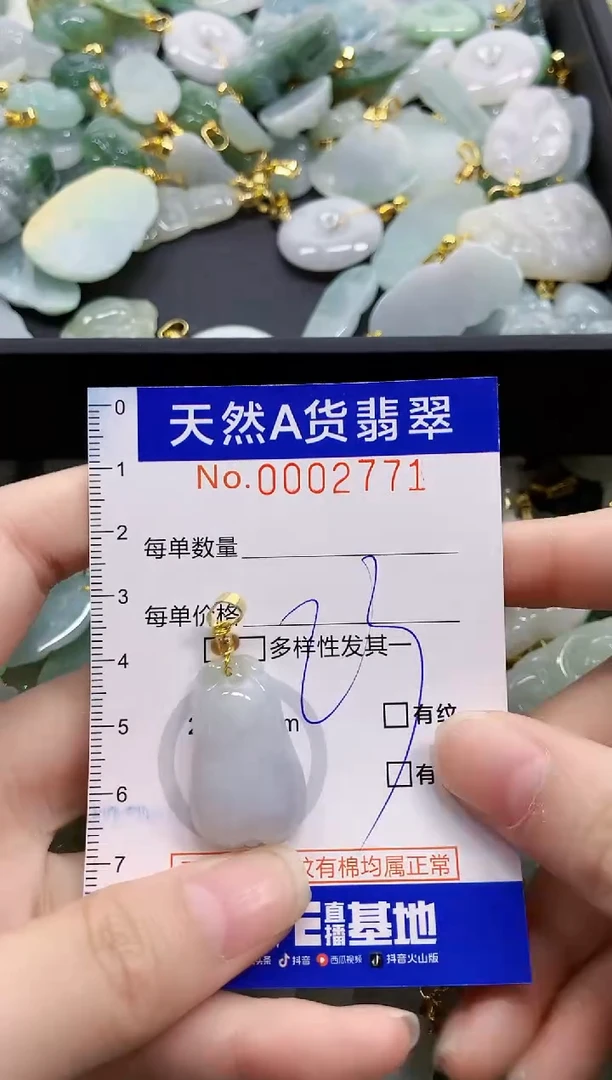 颈饰未镶嵌翡翠天然A货翡翠