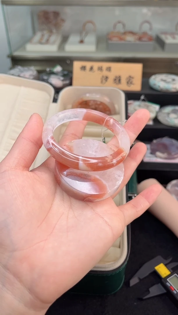 未镶嵌手镯石英质玉56圈口（赠品镯心）6749589