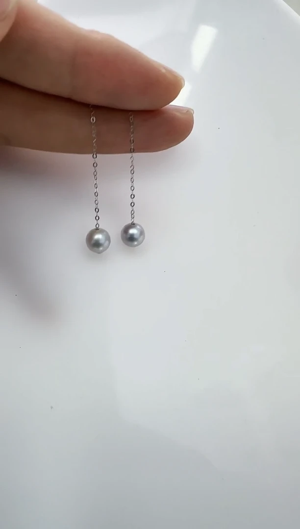 【闪购商品】海水珍珠DA18K金镶嵌c1422 耳环7