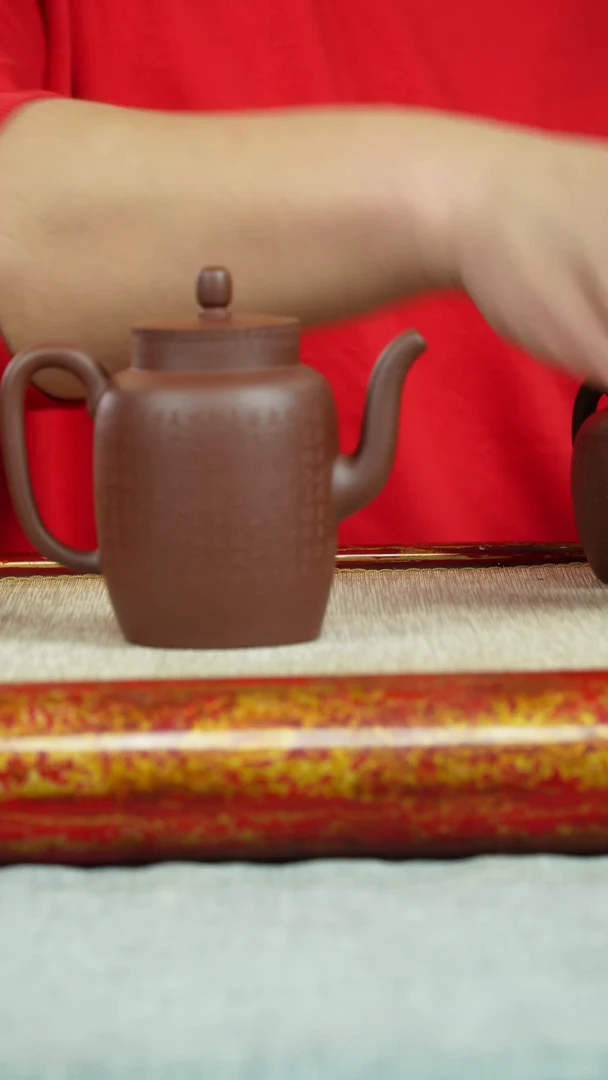 【闪购商品】紫砂茶杯汲直 紫泥 许国良制