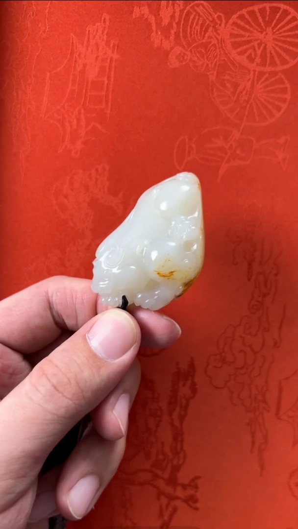 【闪购商品】和田玉挂件未镶嵌新疆老熟料貔貅手把件